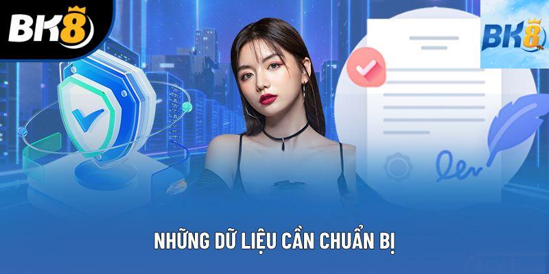 Những dữ liệu cần chuẩn bị